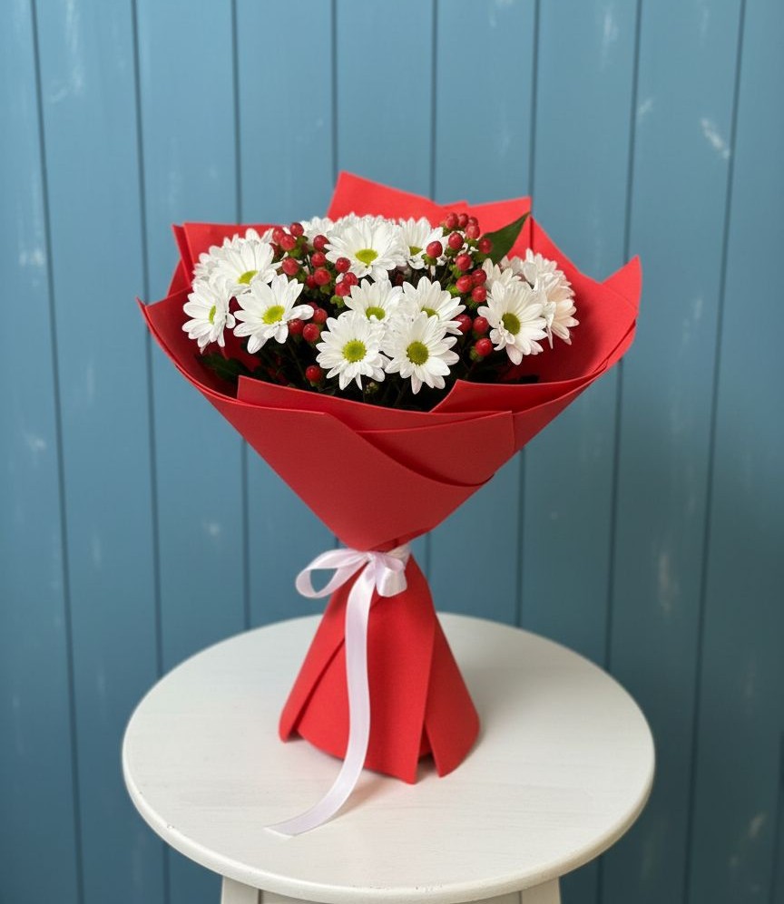 Букет цветов из: Хризантемы в Цивильске