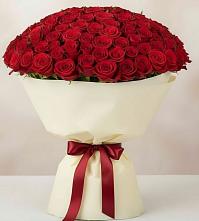 Букет 101 Красная роза Милано в Цивильске