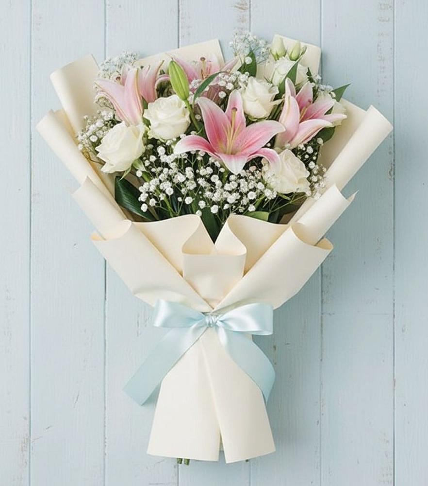 Букет цветов из: Лилии в Цивильске