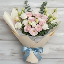 Букет цветов из:  Лизиантусы #REPLACE_PRED# Цивильске