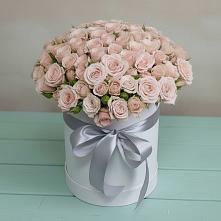 Цветочная композиция из Розы в шляпной коробке #REPLACE_PRED# Цивильске