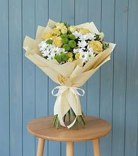 Букет цветов из:  Хризантемы и Розы в Цивильске