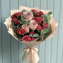 Букет цветов из:  Гвоздики и Розы #REPLACE_PRED# Цивильске