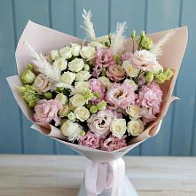 Букет цветов из:  Альстромерии и Розы в Цивильске